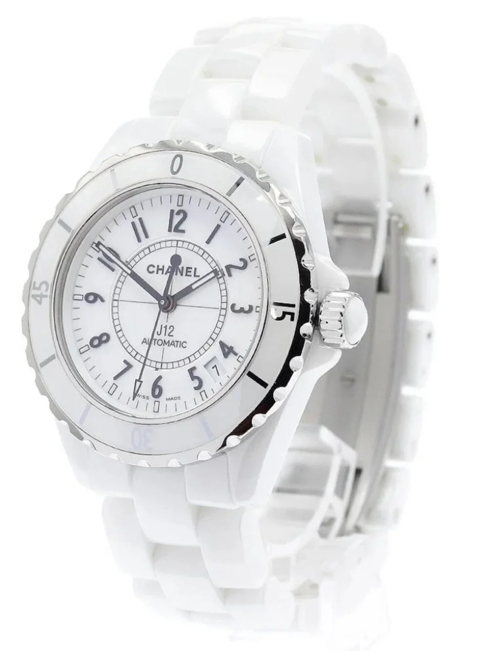 CHANEL J12 H0970 White Ceramic white Dial Automatic Men's Watch